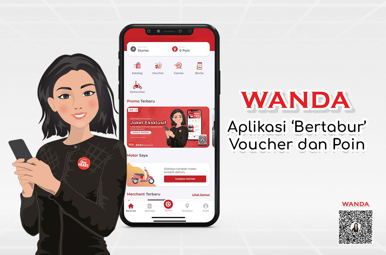Wanda, Aplikasi ‘Bertabur’ Voucher dan Poin