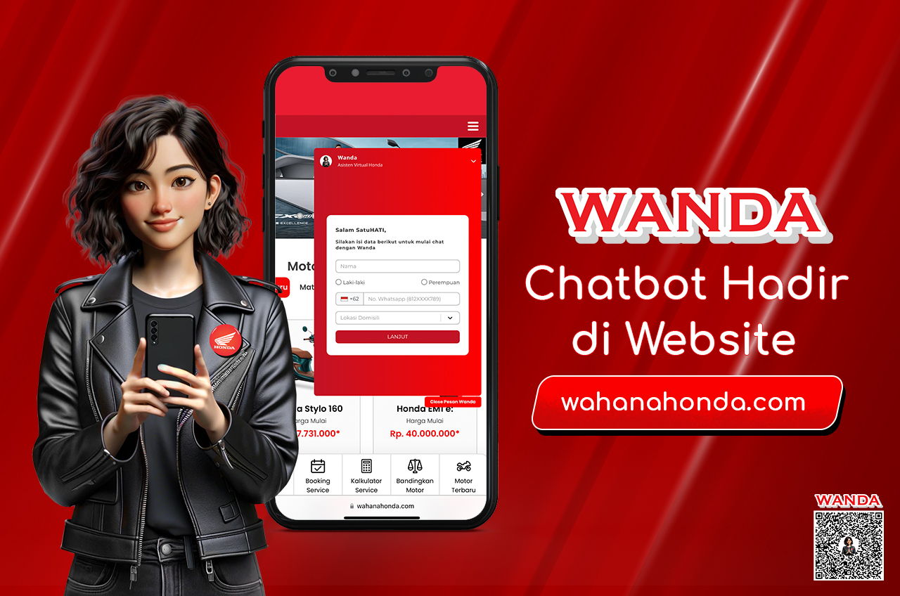 wanda chatbot hadir di website wahanahonda