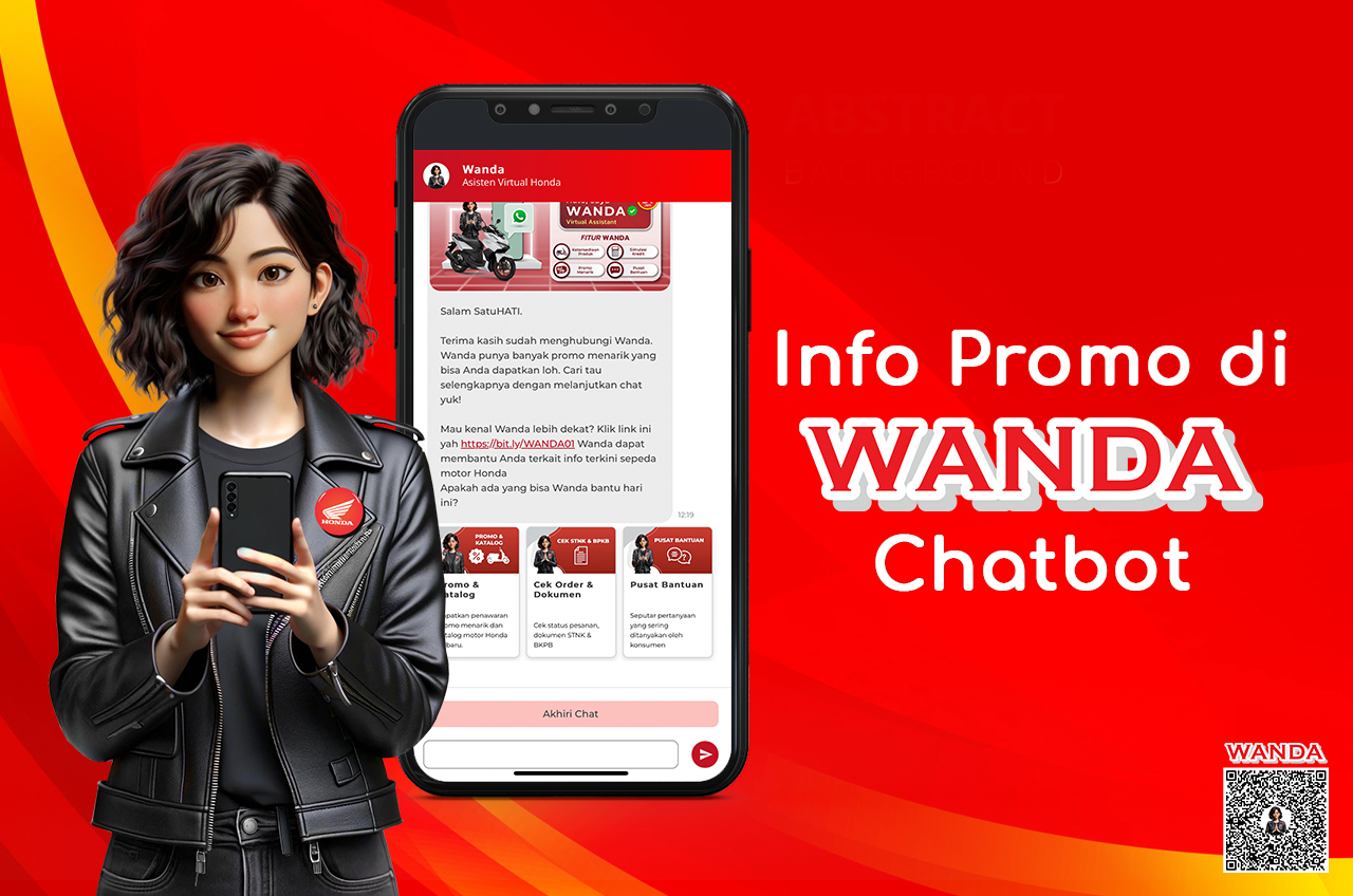 WANDA ChatBot Info Promo Sepeda Motor Honda