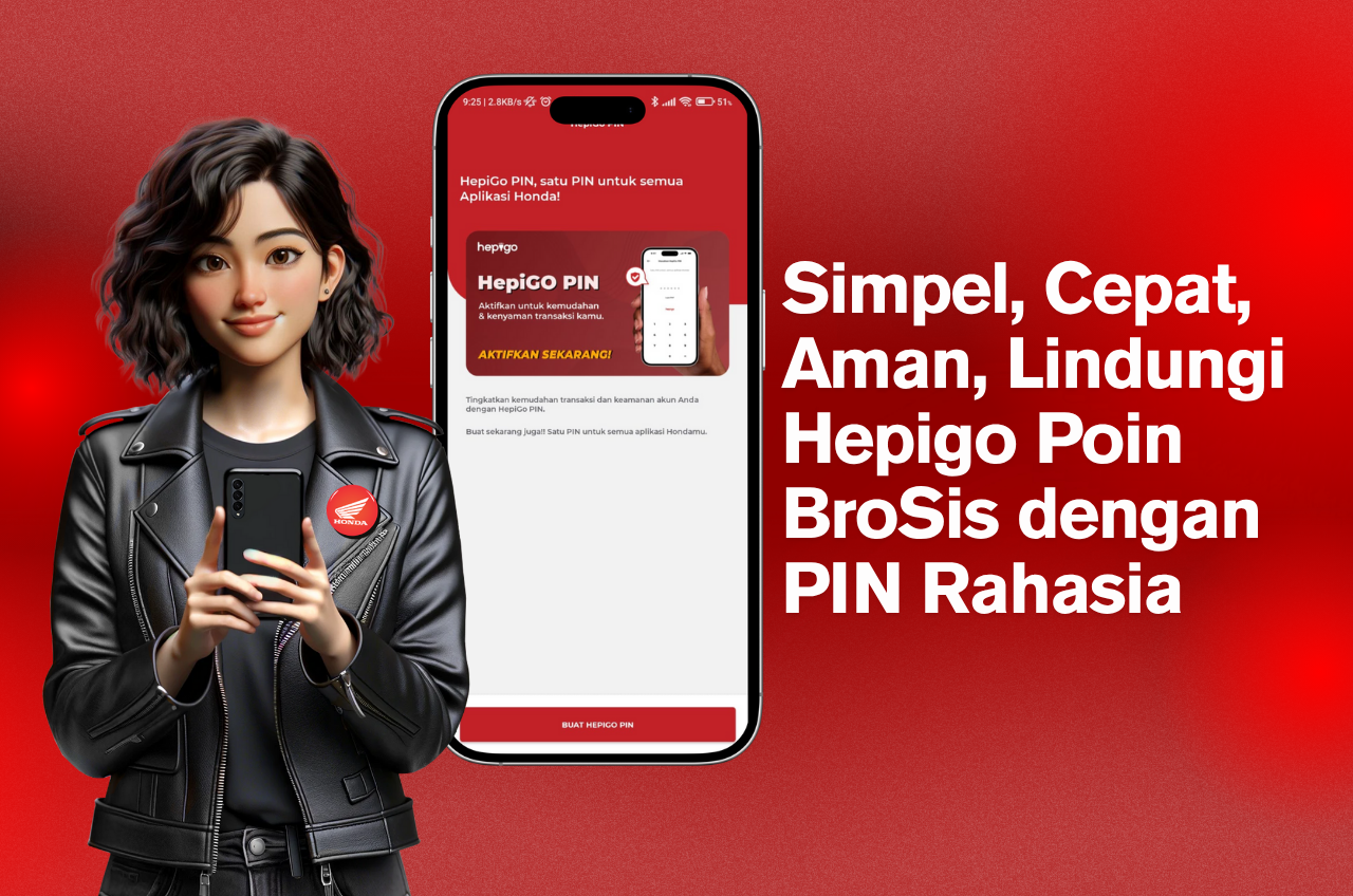 Simpel, Cepat, Aman, Lindungi Hepigo Poin BroSis dengan PIN Rahasia