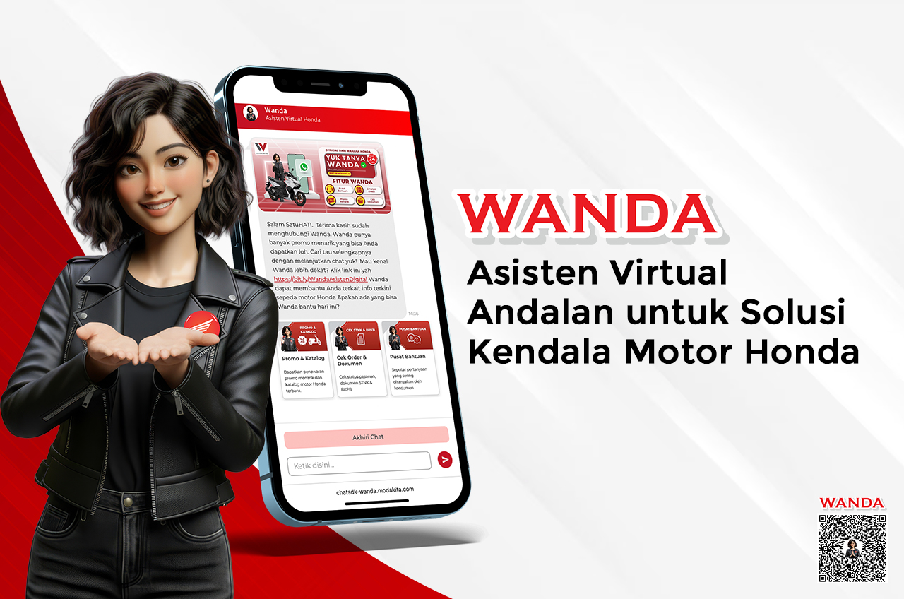 Wanda, Asisten Virtual Andalan untuk Solusi Kendala Motor Honda