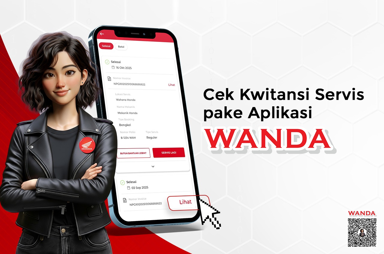 Kwitansi Servis Kini Bisa Brosis Cek di Aplikasi WANDA
